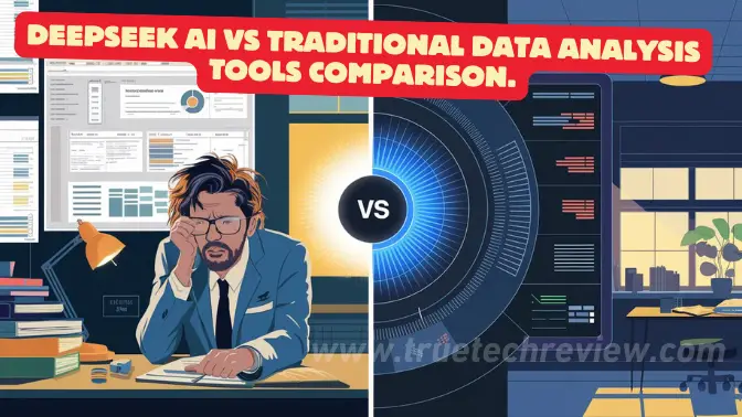 DeepSeek AI vs traditional data analysis tools comparison.